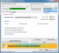 Hodes PDF to Word Converter screenshot